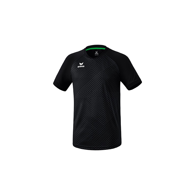 Erima Sport-Tshirt Trikot Madrid (100% Polyester) schwarz Herren